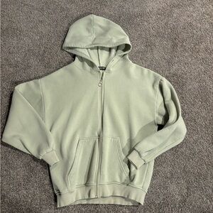 PrettyLittleThing Sage Green Hoodie